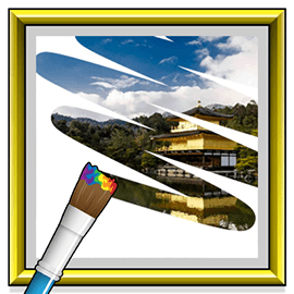 ゲームエリアのぬりぬりツアー