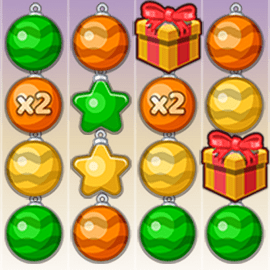 ゲームエリアのサンタのクリスマスパズル