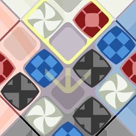 パズルゲーム｜回転パズル紋転輪舞～モンテロンド～
